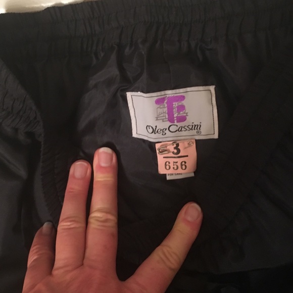 Silk Tracksuit Windbreaker + Pants Oleg Cassini - Picture 4 of 6